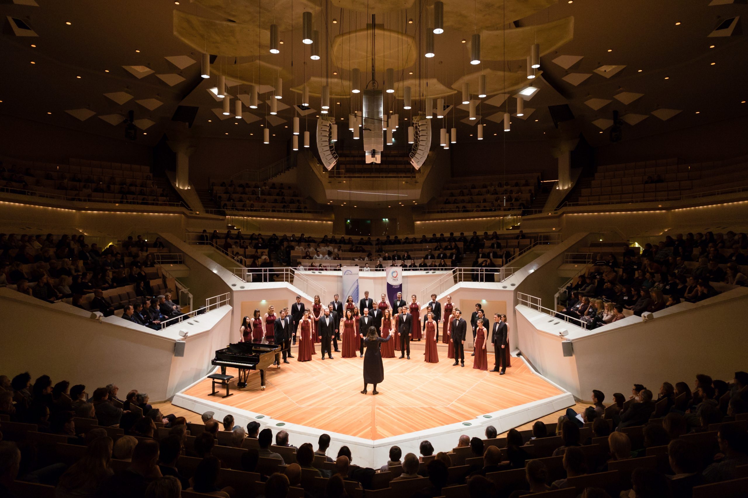 Kammerchor des Collegium Musicum Berlin beim Fest der Chorkulturen 2017 in der Philharmonie Berlin