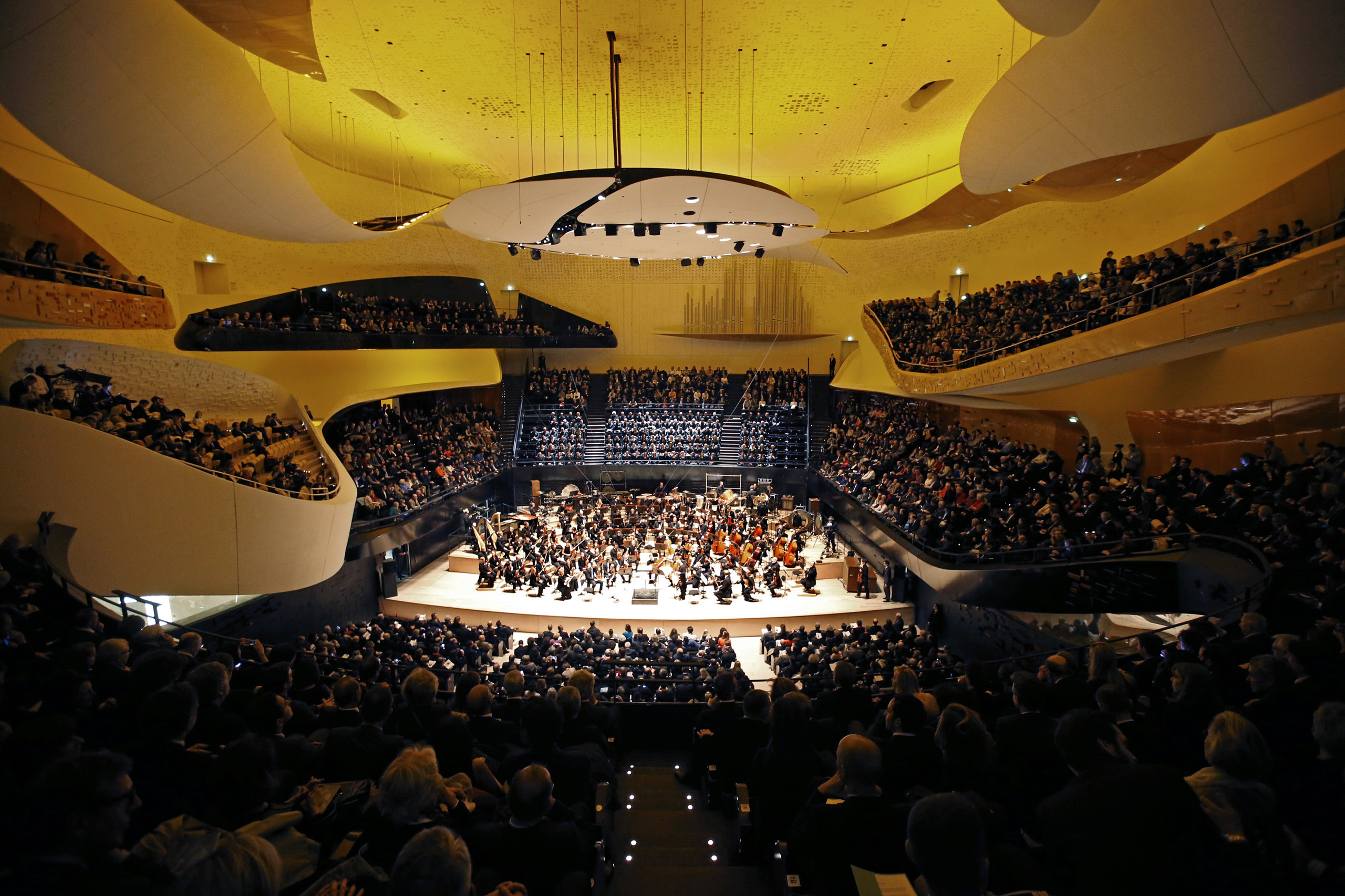 Foto Saal der Philharmonie de Paris