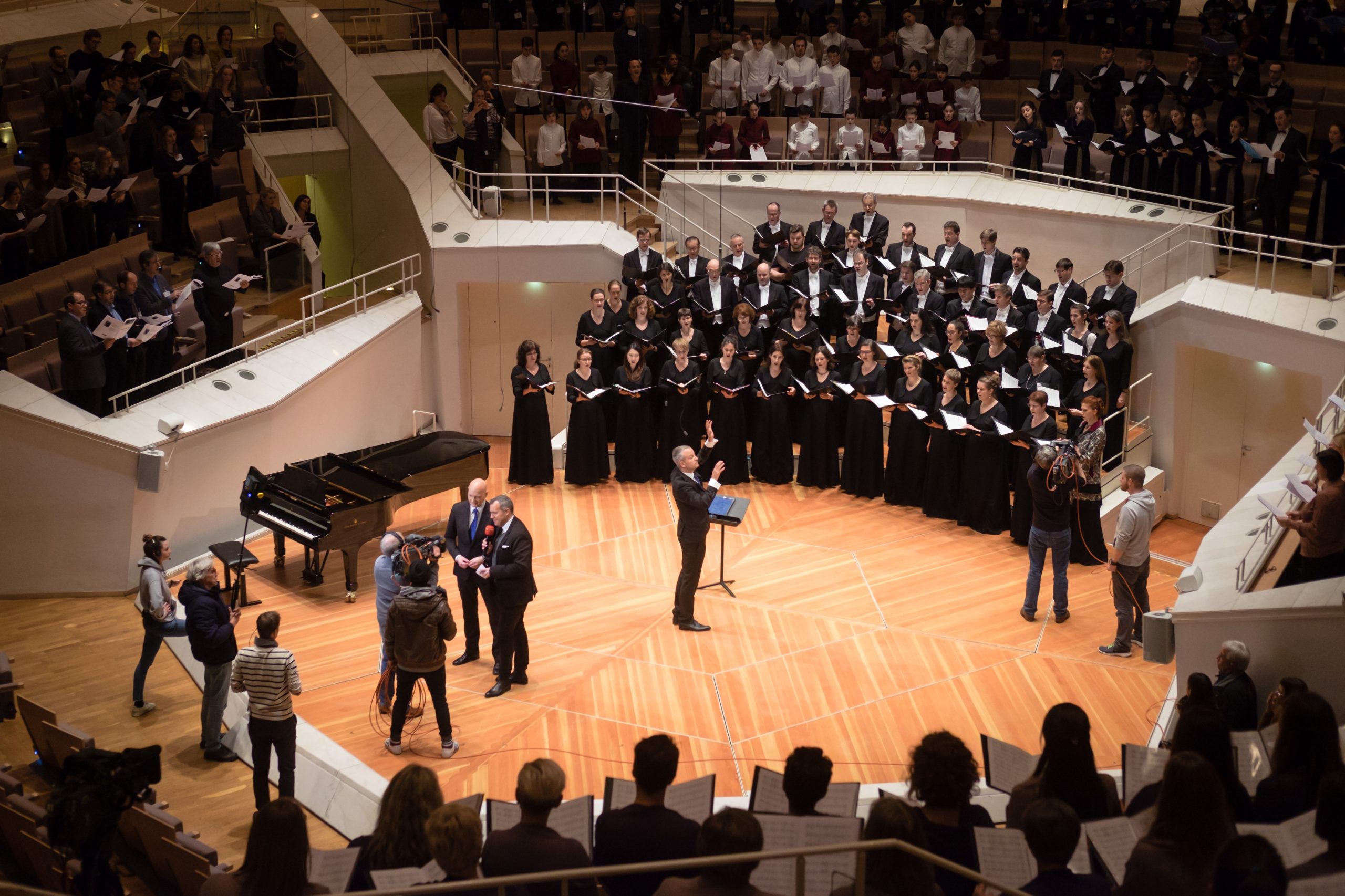 Rundfunkchor Berlin beim Fest der Chorkulturen 2017 in der Berliner Philharmonie