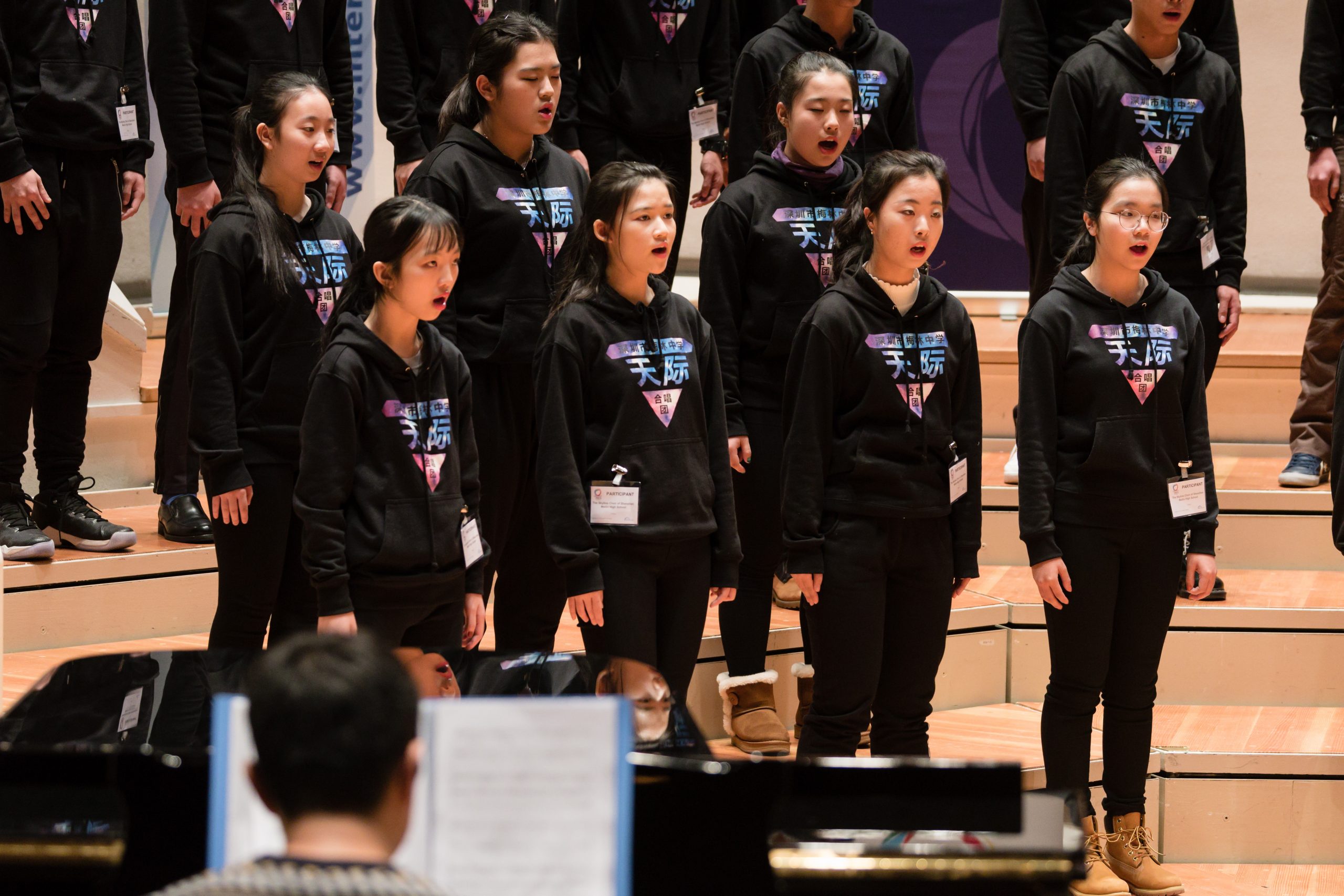 The Skyline Choir of Shenzhen Meilin High School (China) beim Fest der Chorkulturen 2017 in der Berliner Philharmonie